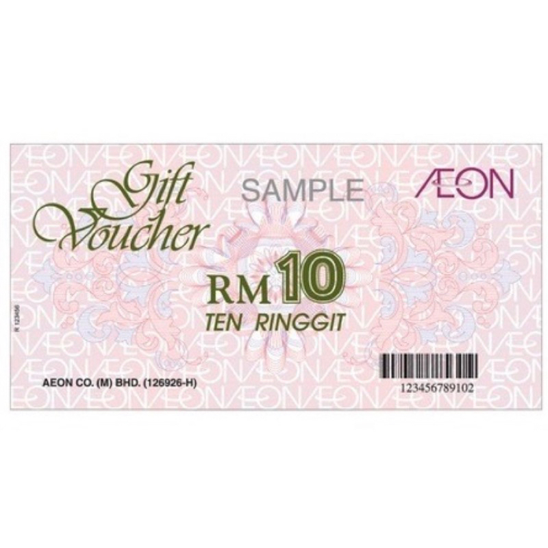 Aeon Gift Voucher RM10 Shopee Malaysia