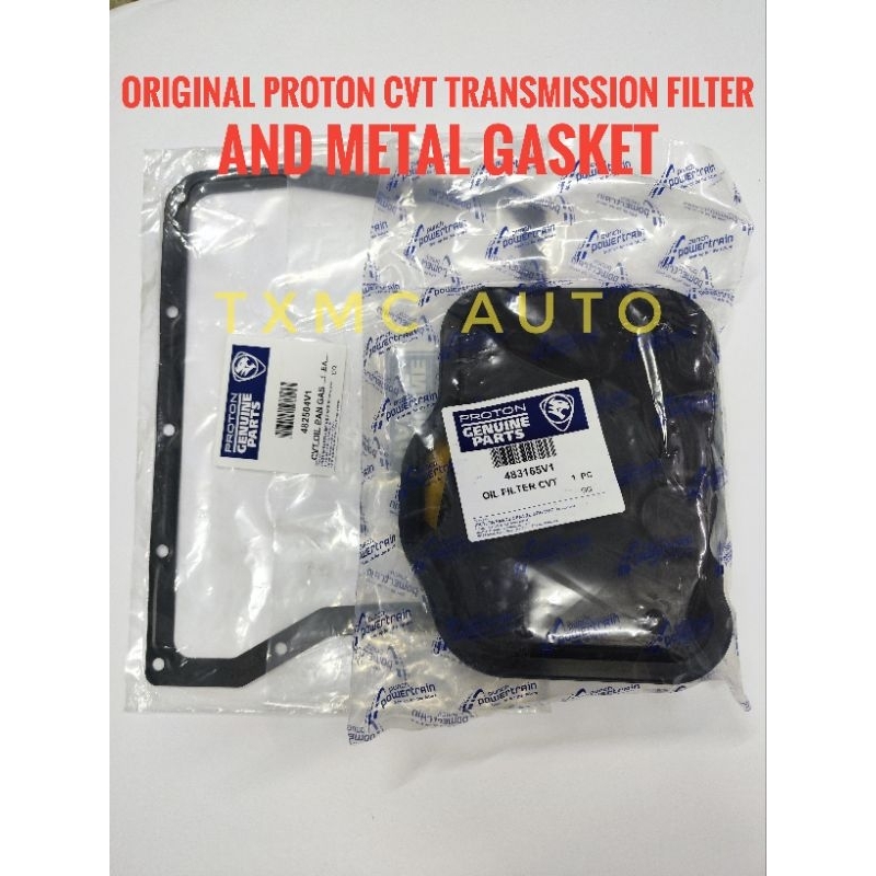 ORIGINAL PROTON CVT AUTO TRANSMISSION FILTER AND METAL GASKET | Shopee ...