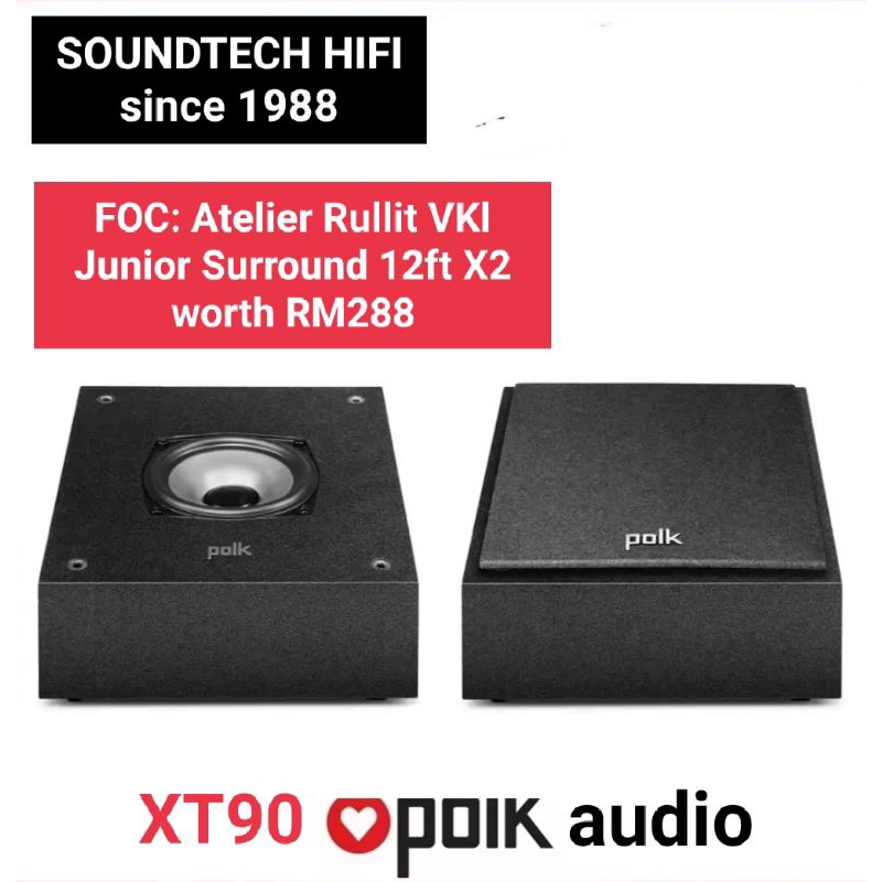 Polk Audio Monitor XT90 Dolby Atmos & DTSX Enable Elevation Spks