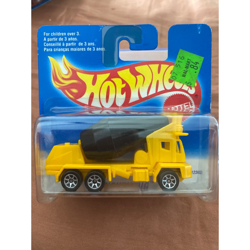 Hot Wheels Mighty Rig Cement Mixer Short Card | Shopee Malaysia
