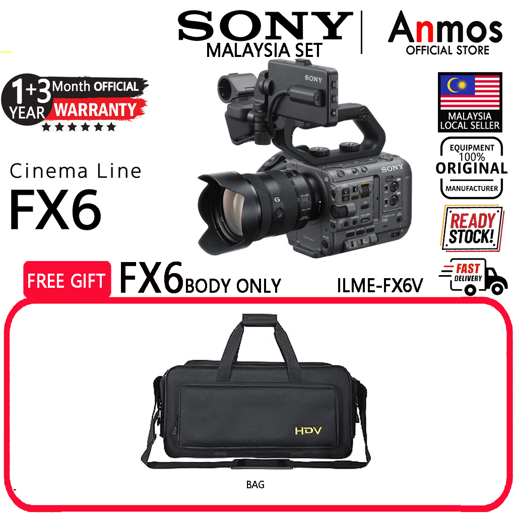 Sony FX6 Full-Frame Cinema Camera (Body Only) SONY MALAYSIA WARRANTY ...
