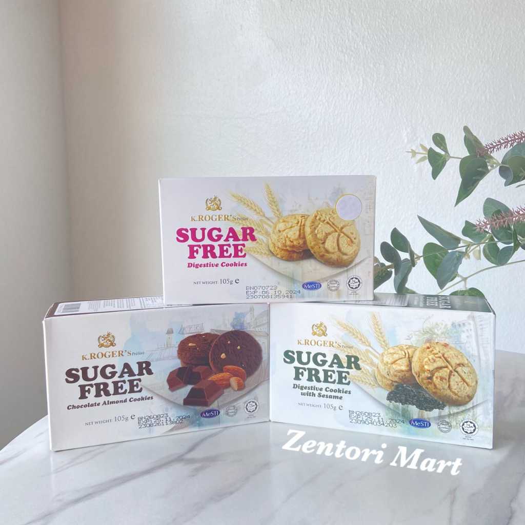 [SUITABLE FOR DIABETICS] K.ROGER’S Sugar Free Digestive Cookies