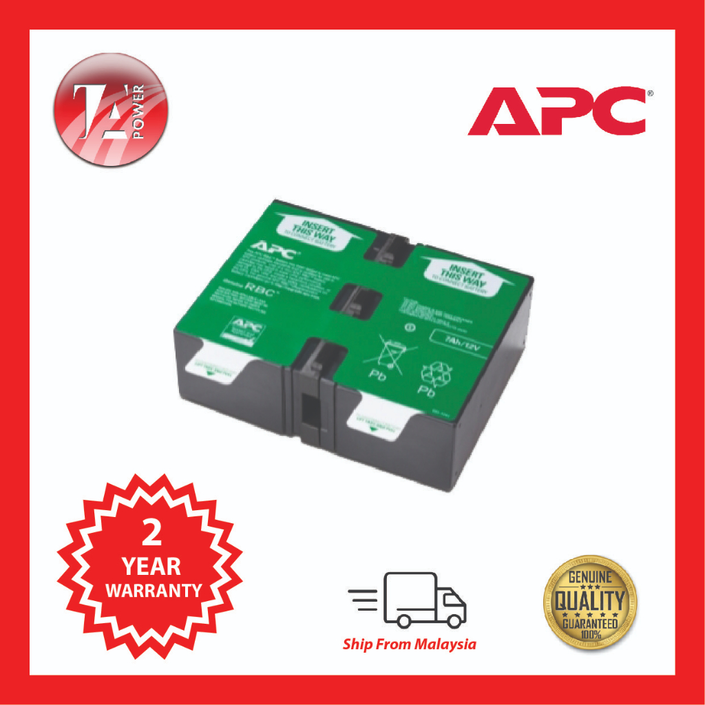 [PRE ORDER] APCRBC123 APC Replacement Battery Cartridge #123 | Shopee ...