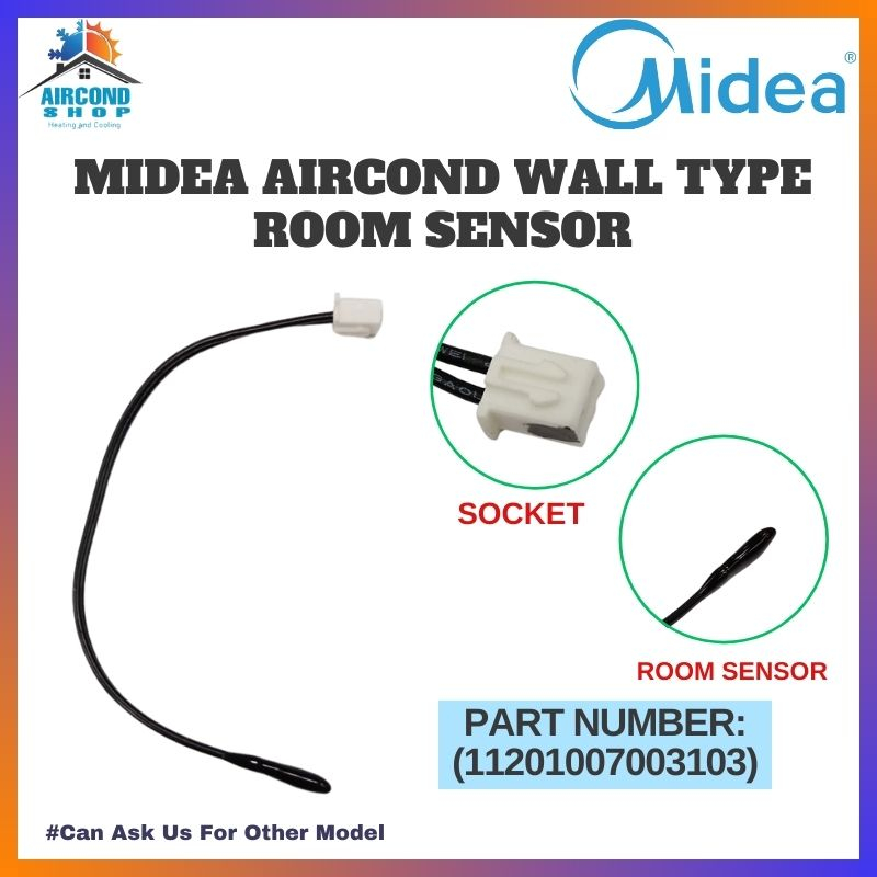 MIDEA ROOM SENSOR FOR AIR-CONDITIONER WALL TYPE SENSOR ROOM 2 WIRE ...