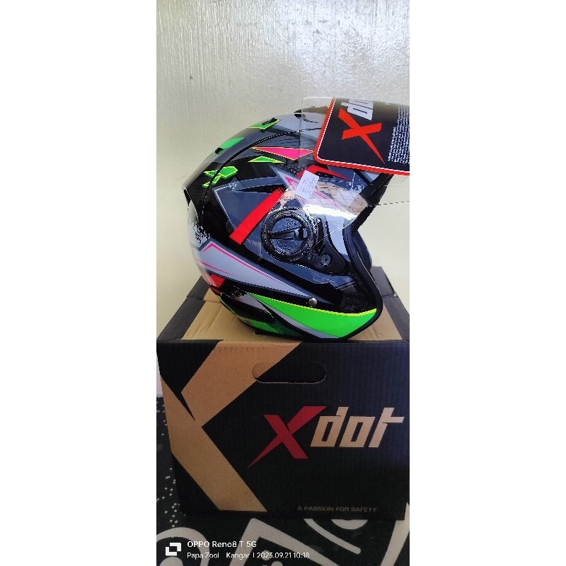 Xdot G626A Spitfire Helmet with visor (XL) Shopee Malaysia