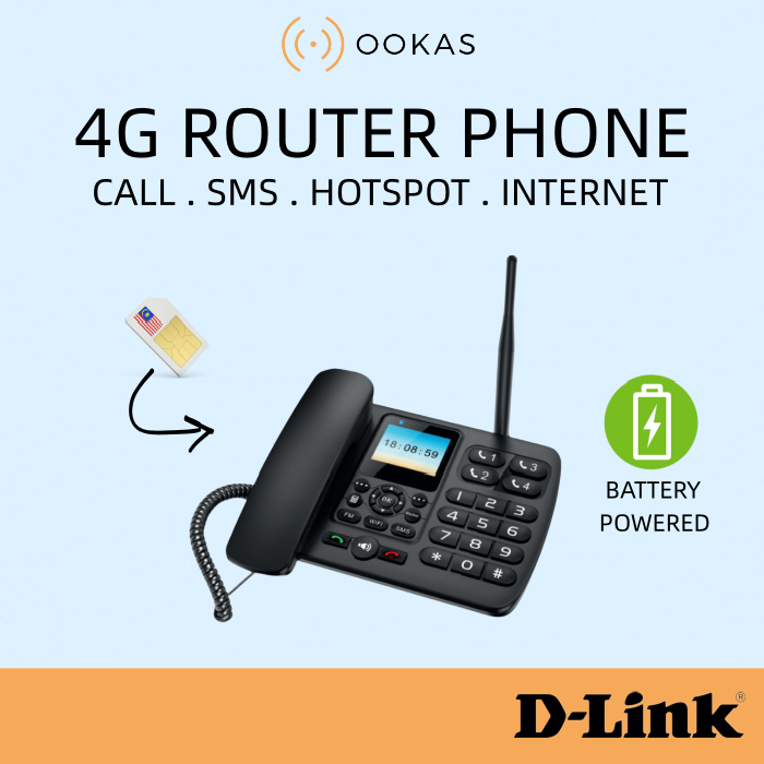DLink DWR920PW 4G LTE VoLTE Phone Rechargeable Wireless WiFi Direct
