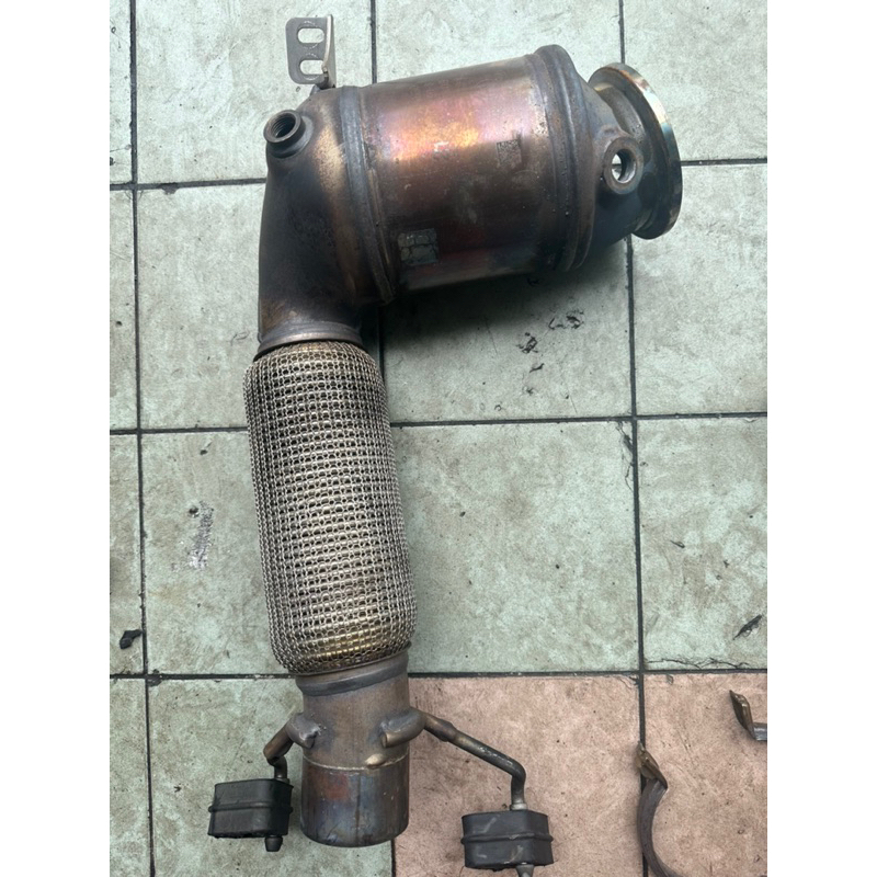 mini cooper s f55 f56 f54 f60 2.0 b48 exhaust catalytic converter