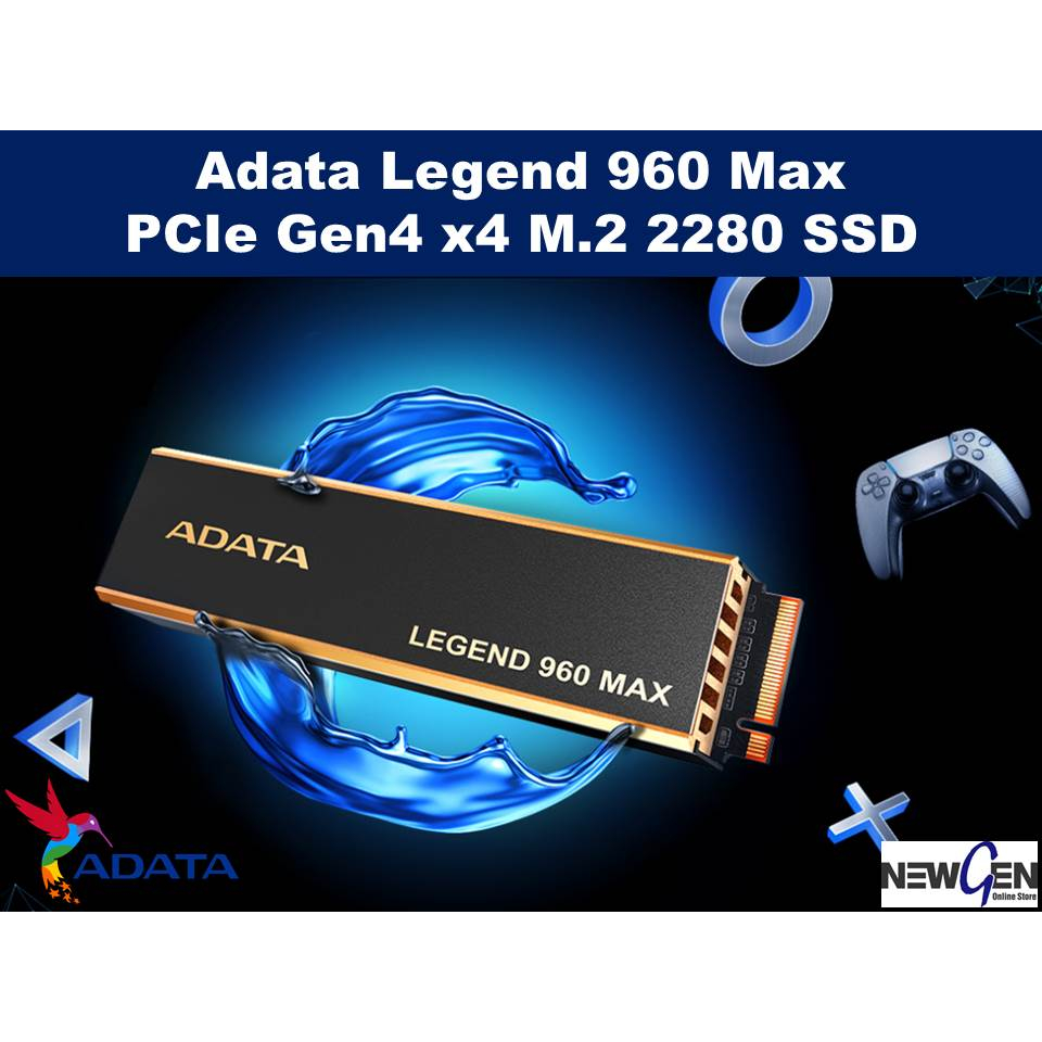 Adata Legend 960 Max PCIe Gen4 x4 M.2 2280 SSD | Shopee Malaysia