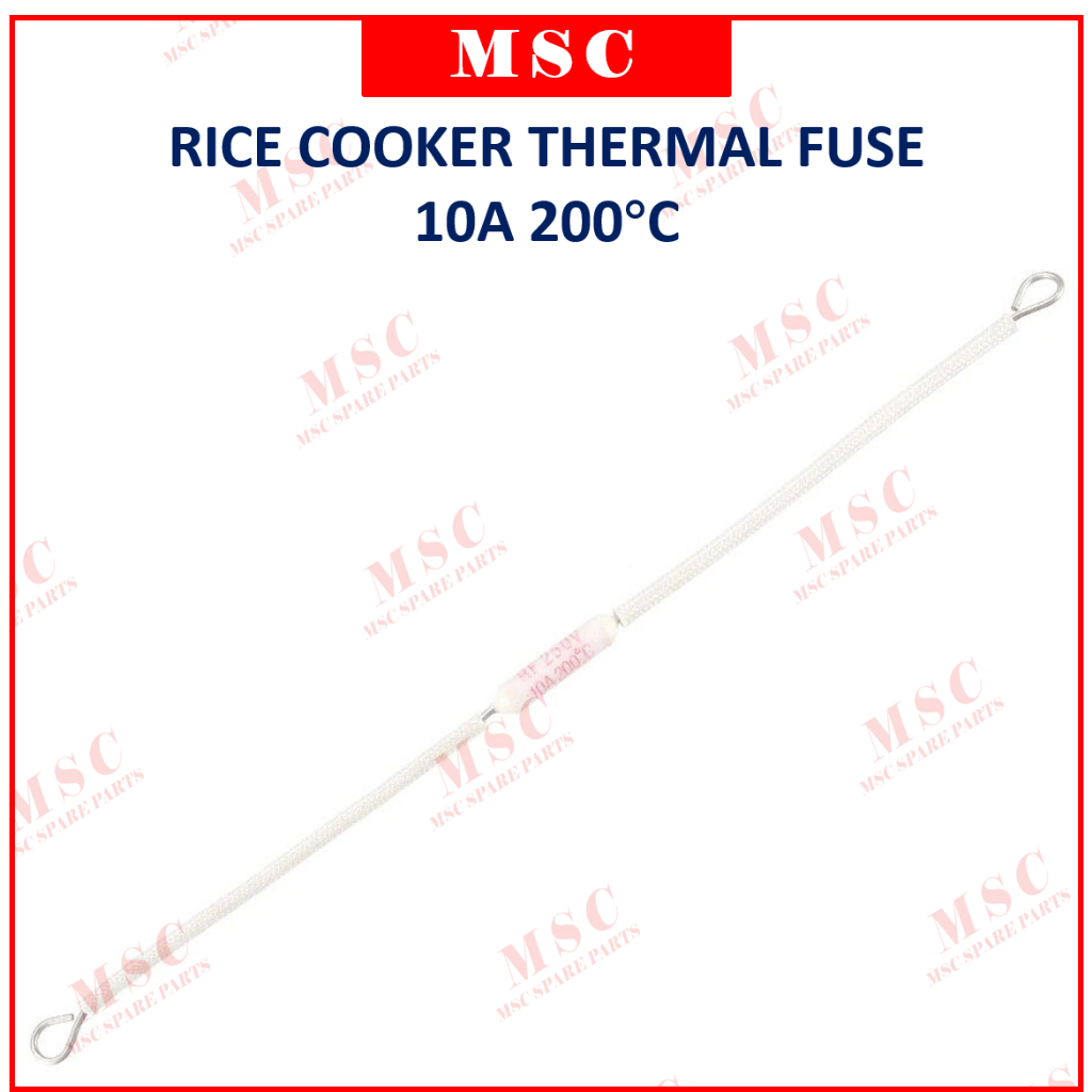 RICE COOKER TEMPERATURE THERMAL FUSE 250V 10A 200°C THERMAL FIUS PERIUK