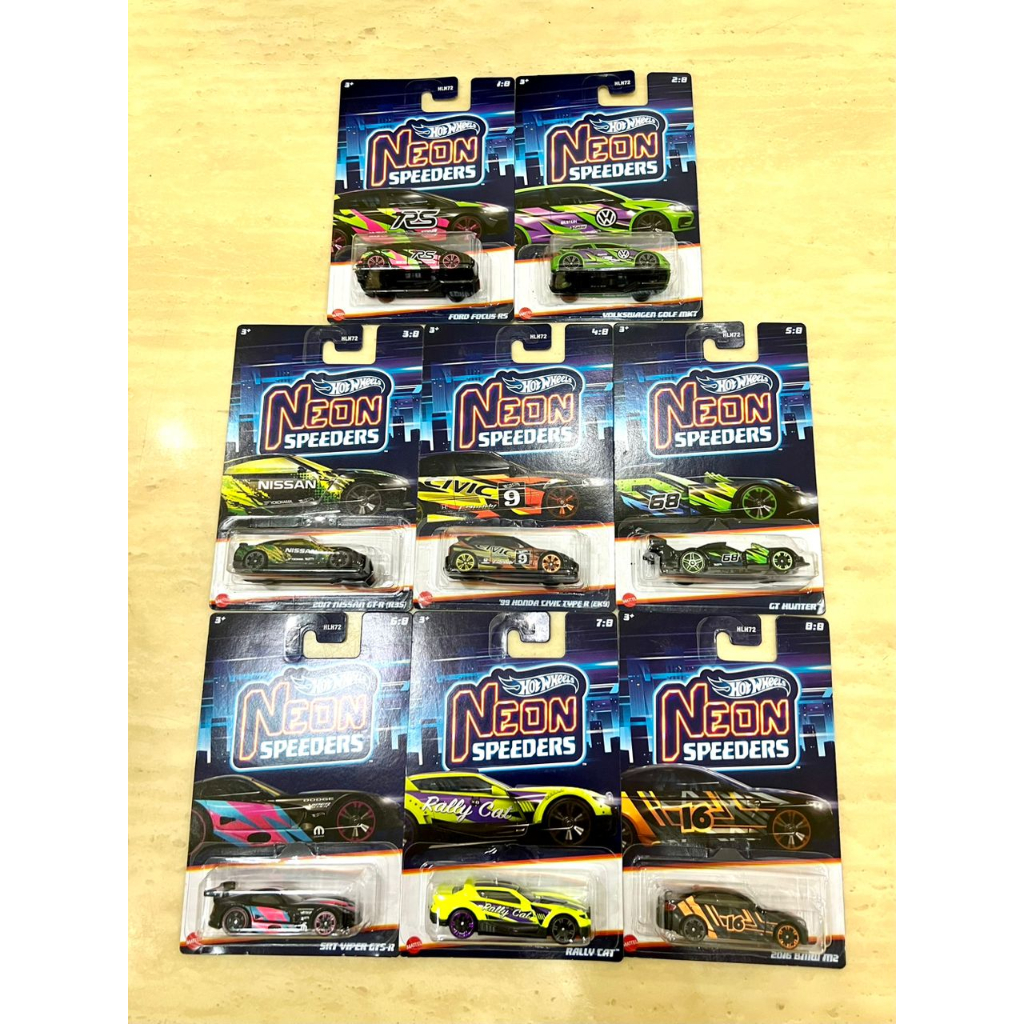 Hot Wheels Neon Speeders Shopee Malaysia 5438