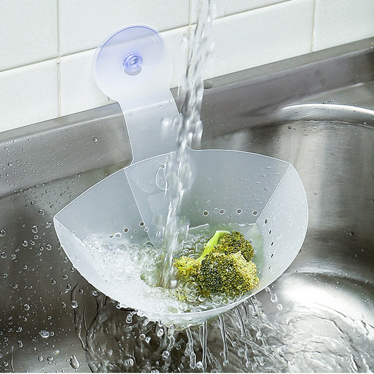 Kitchen Drain Sink Strainer Filter Food Catcher Foldable Anti-Blocking ...