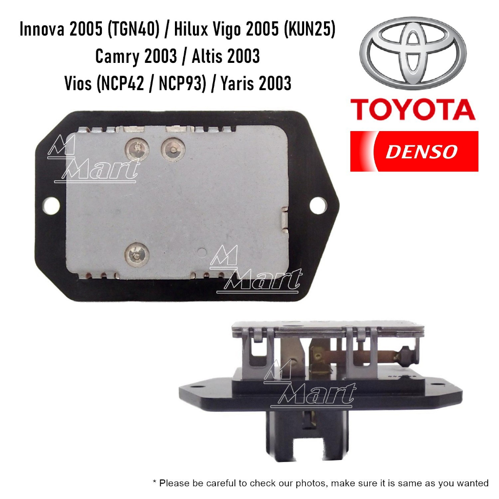 Toyota Innova (TGN40) Hilux Vigo (KUN25) Camry Altis Vios Yaris Air