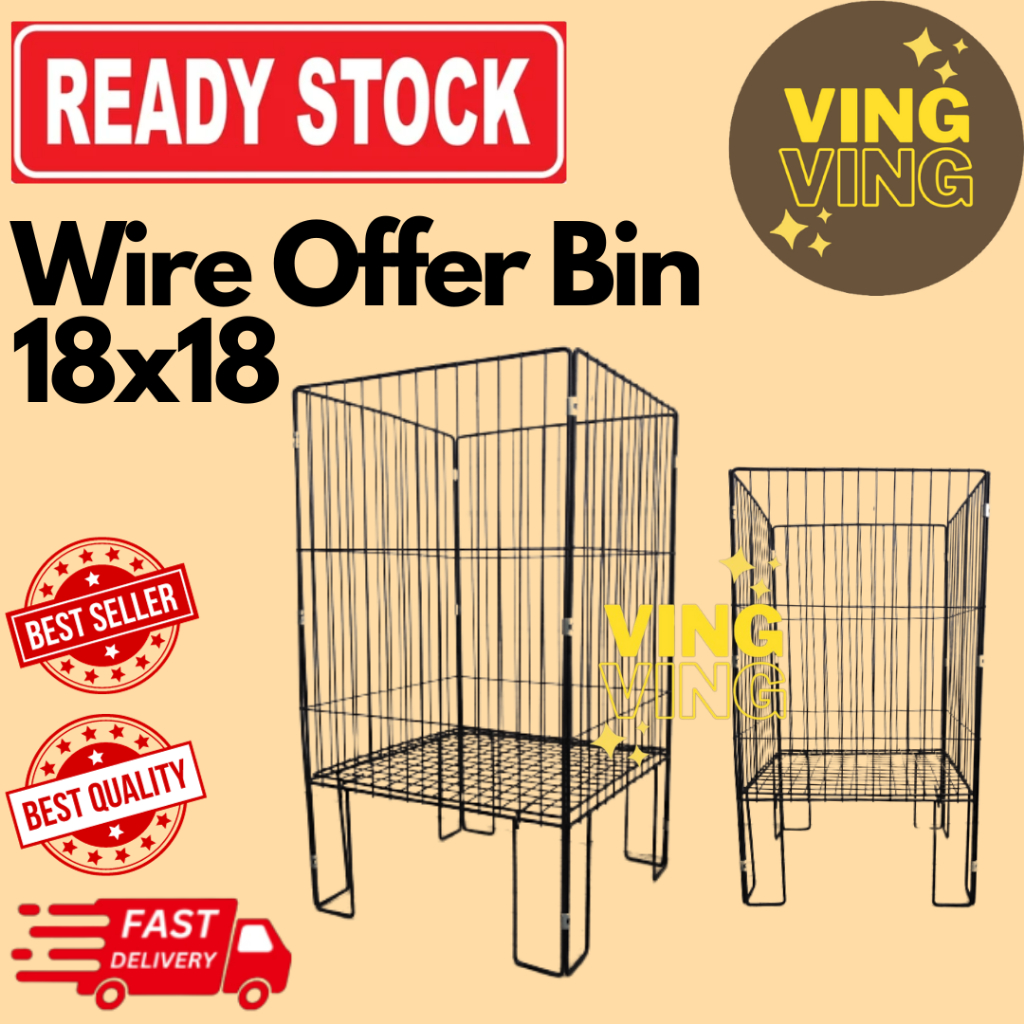 Dump Bin / Wire Offer Bin / Display Storage Bin / Multipurpose Bin (18
