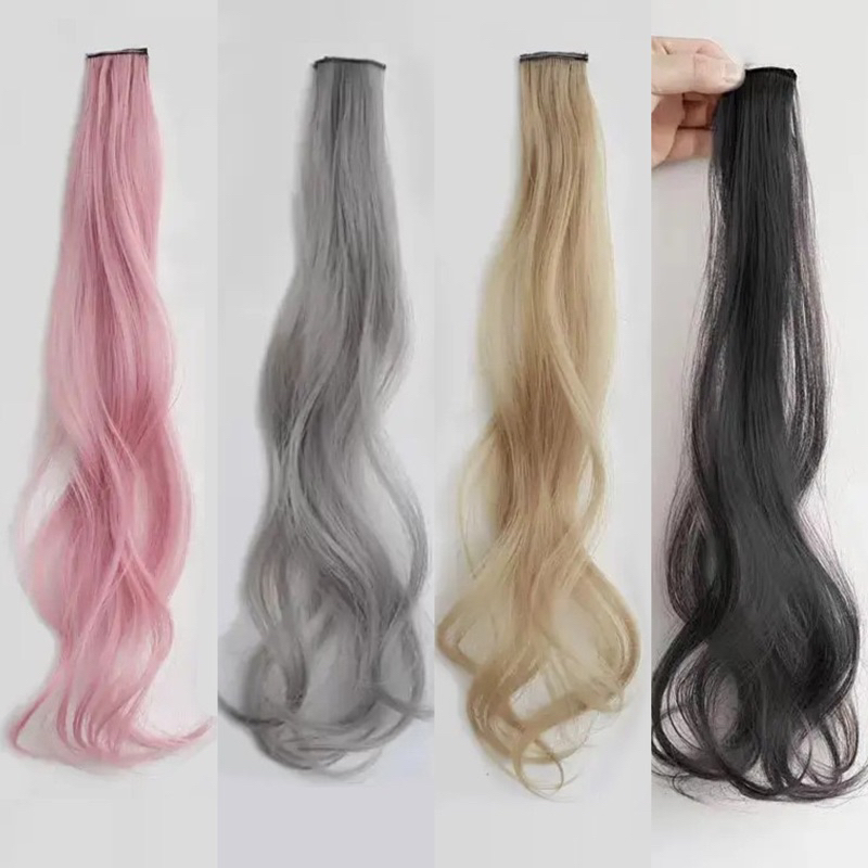 Highlight Curl Hair Rambut Hair Wig Colour Fake Hair Color Hair ...