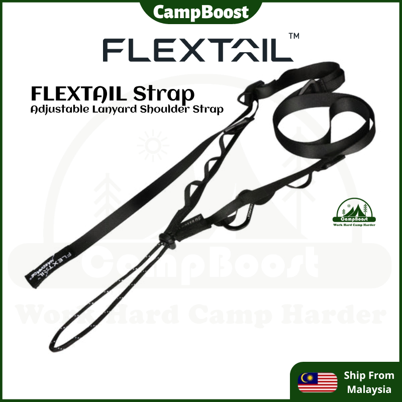 CampBoost FLEXTAIL Strap Adjustable Lanyard Shoulder Strap Hanging Your