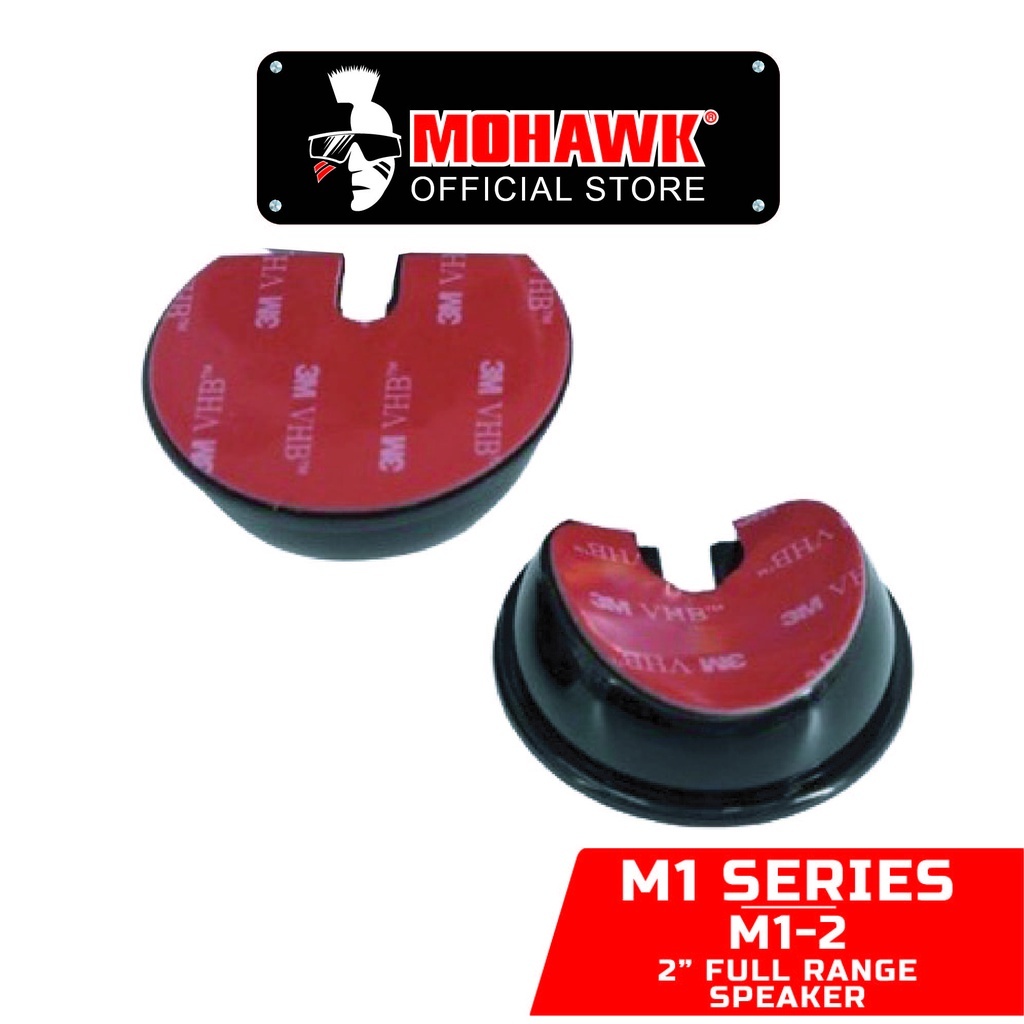 Mohawk Full Range Speaker M1-2 Silver Series Fullrange With Bass (2 ...