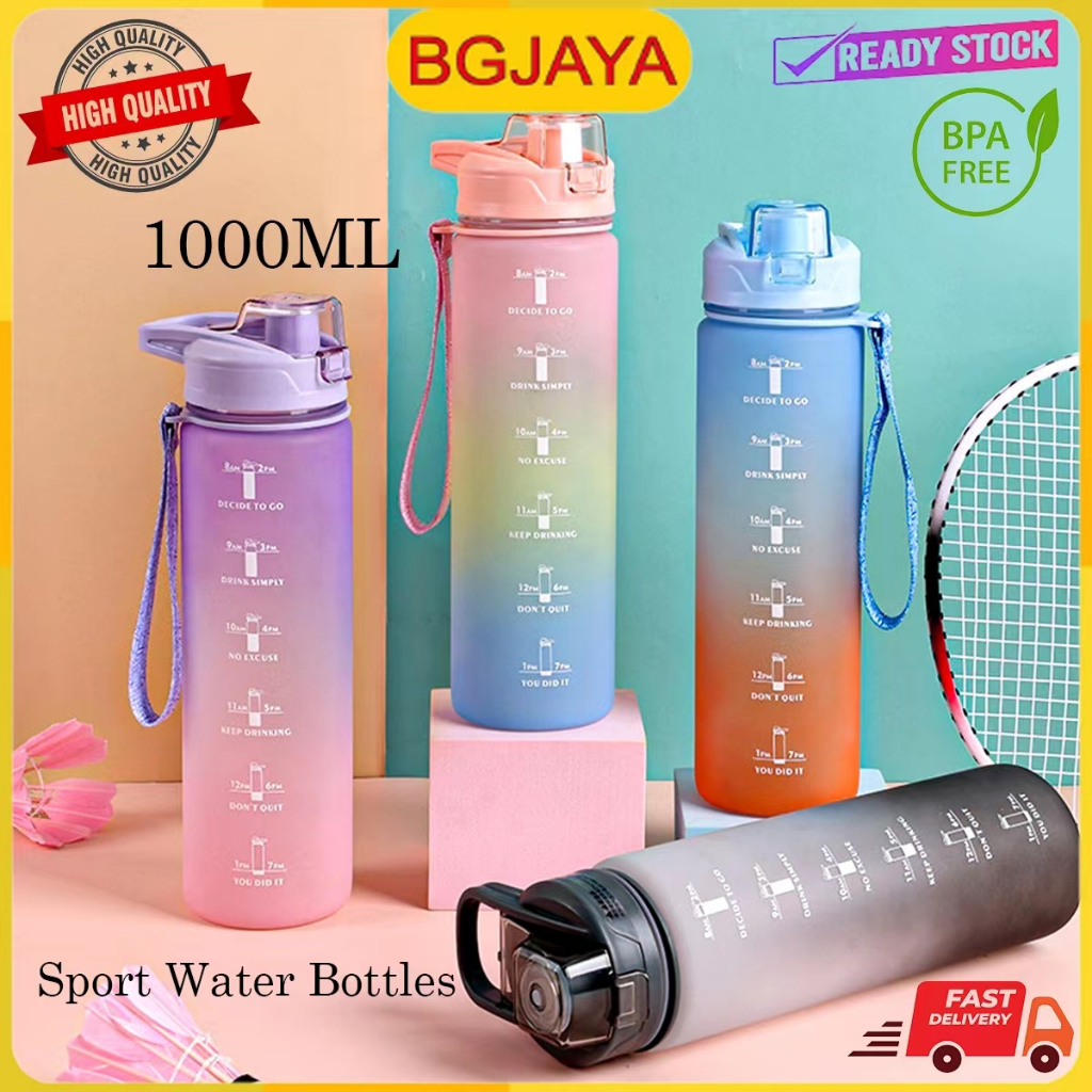 1000ML Large Capacity Water Bottle Fashion Sport Bottle LeakProof