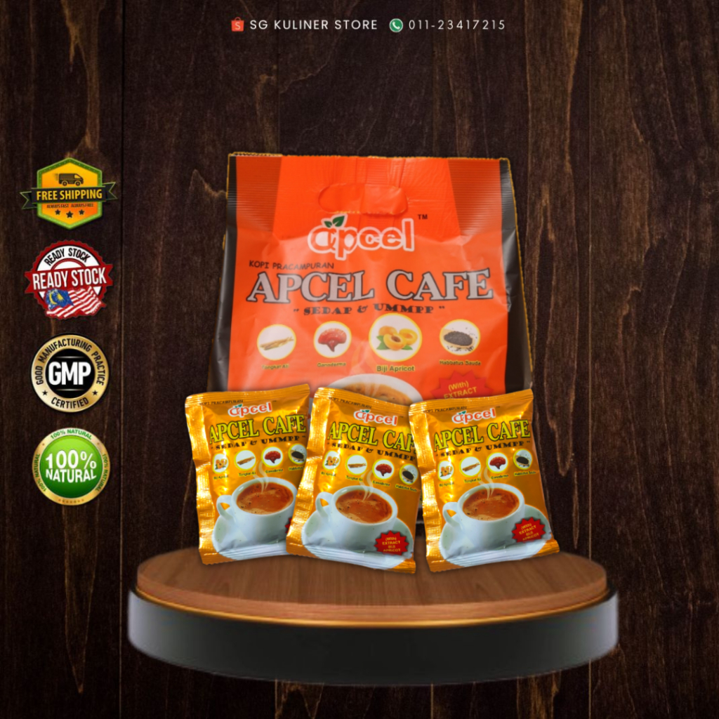 APCEL CAFE KOPI APRIKOT ORIGINAL | Shopee Malaysia