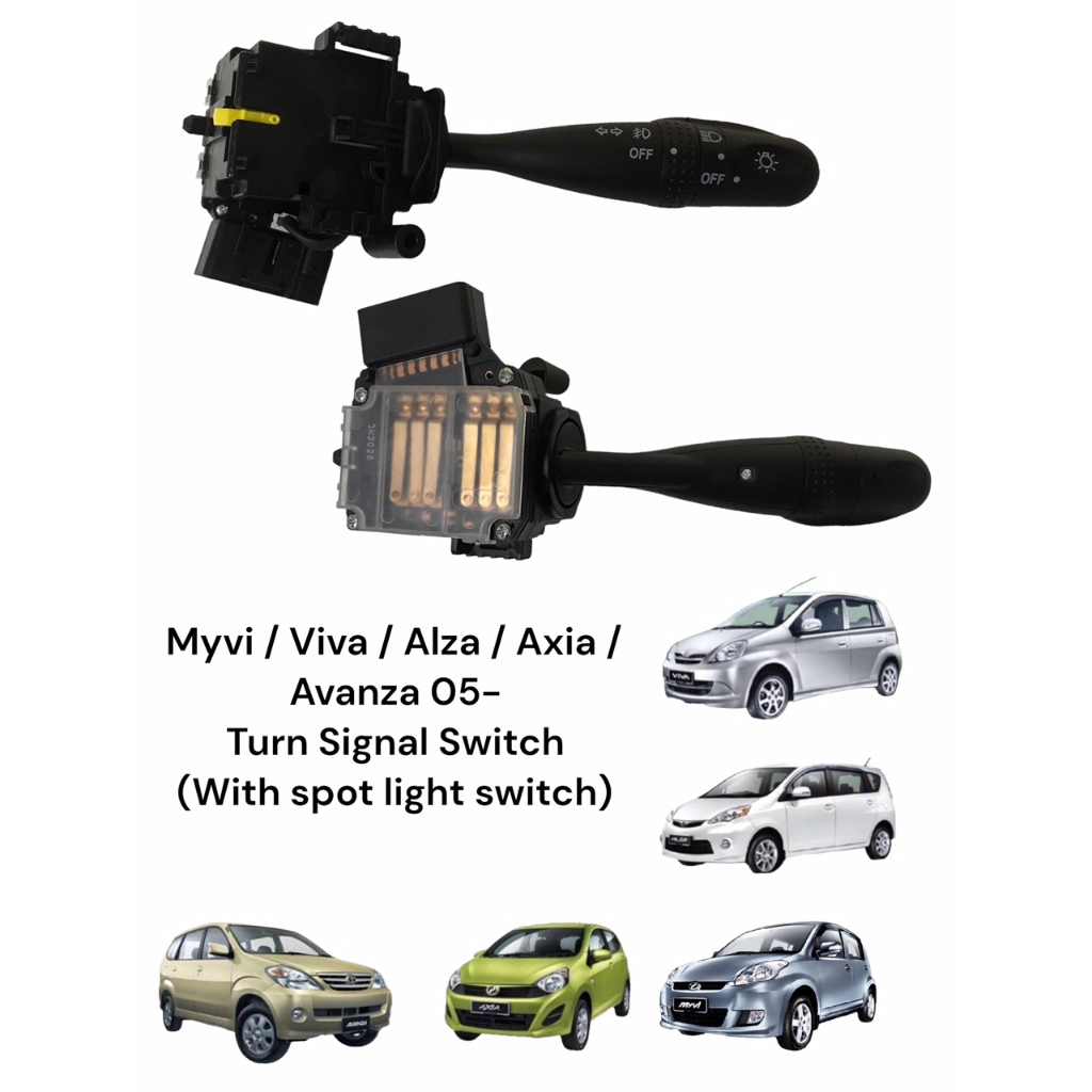 Perodua Myvi / Viva / Alza / Axia / Avanza 2005 Turn Signal Switch