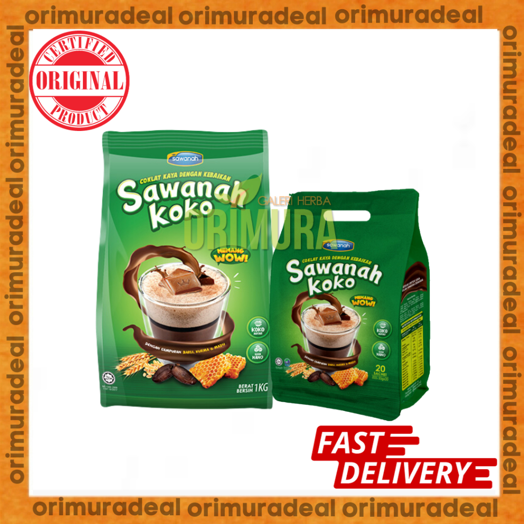 Sawanah Koko 900g & Sachet Ready Stock | Shopee Malaysia