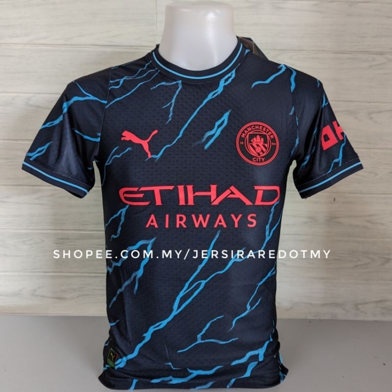 Manchester City 3rd Third Kit 23/24 Player Issue ( Xs - 4XL ) *Local ...