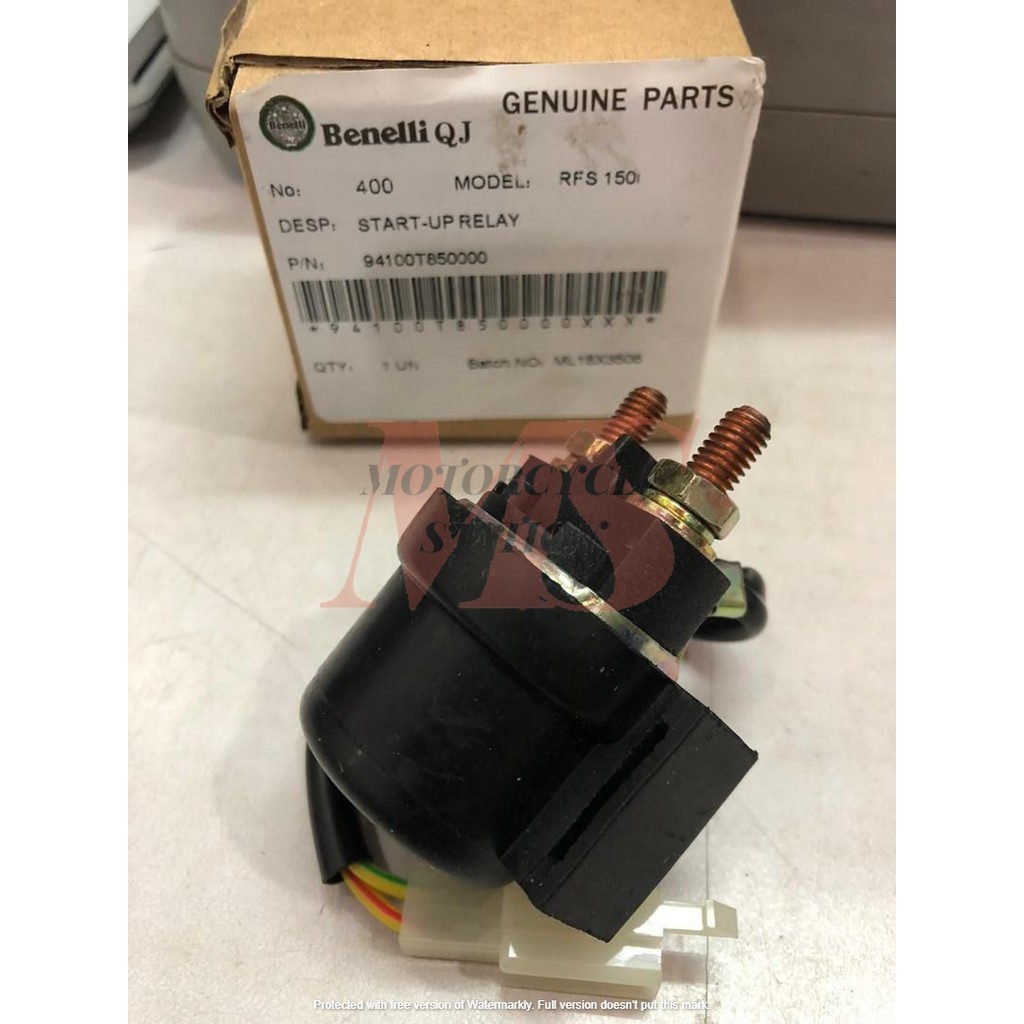 100 BENELLI START UP RELAY RFS150 94100T850000 Shopee Malaysia