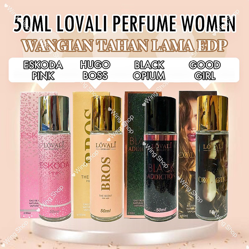 50ML LOVALI Perfumes Women Eau De Parfum Minyak Wangi Perempuan