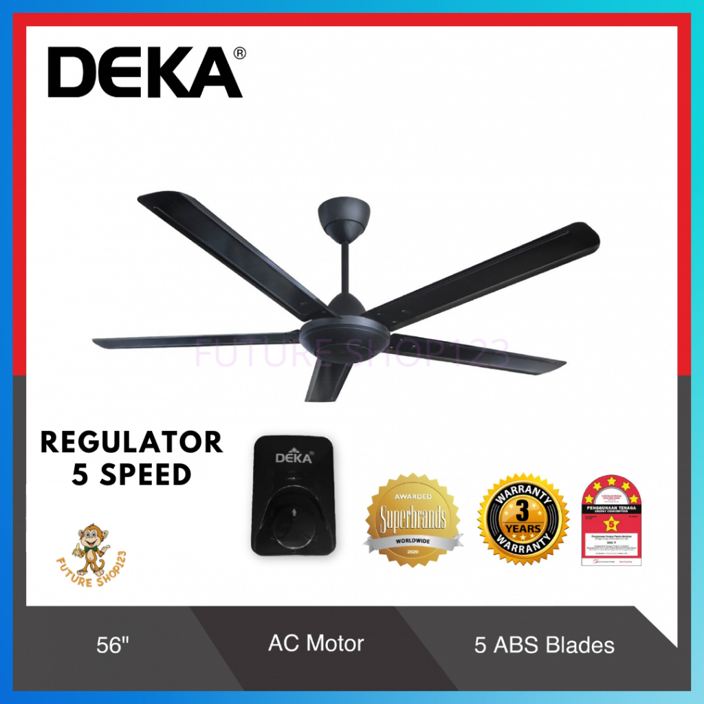 DEKA DK10 Regulator Ceiling Fan 5 Blades Shopee Malaysia