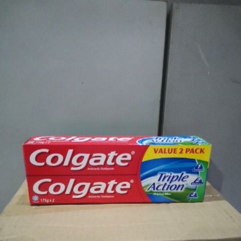Colgate Triple Action 175g× 2 | Shopee Malaysia