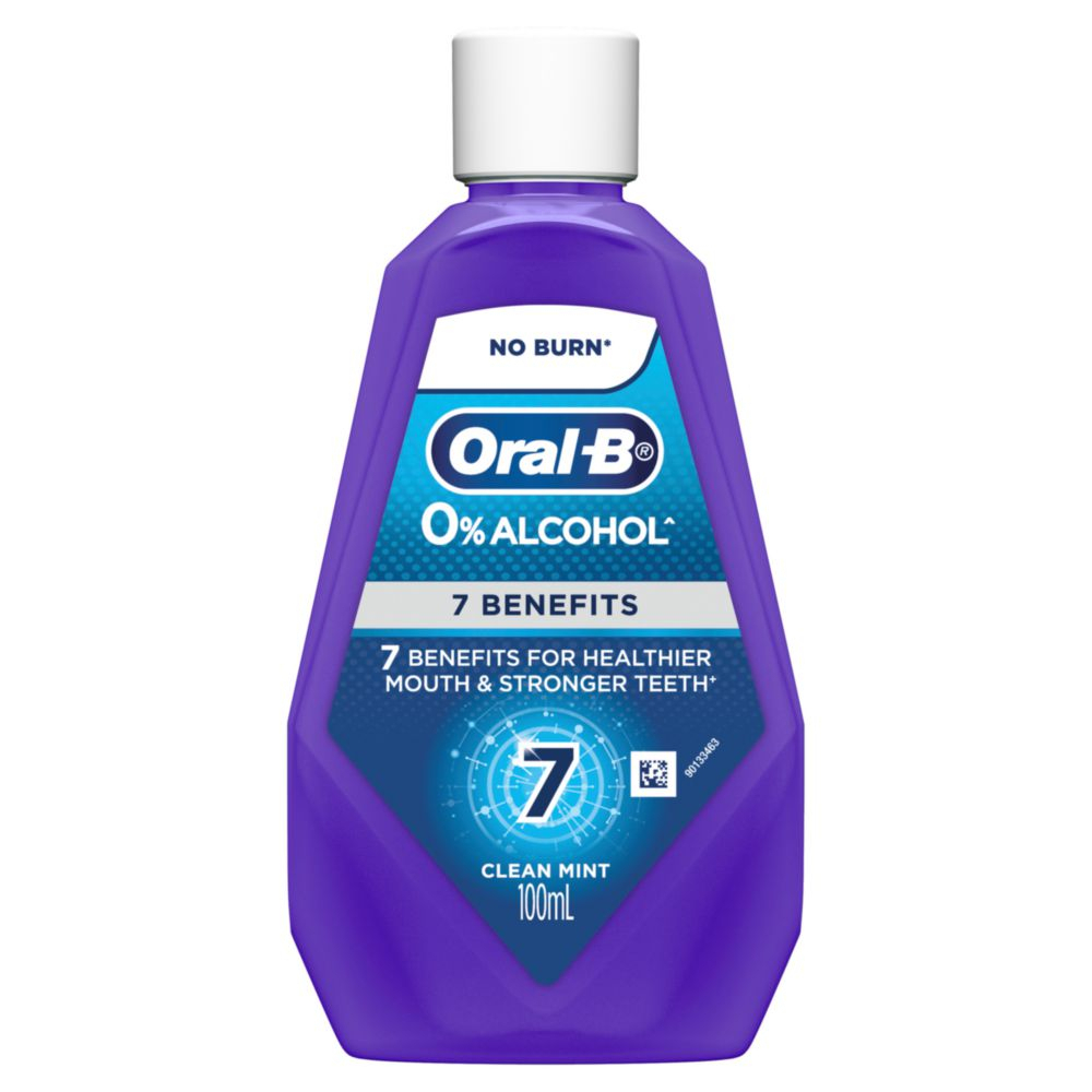 OralB 7 Benefits AlcoholFree Mouthwash 100ml Shopee Malaysia