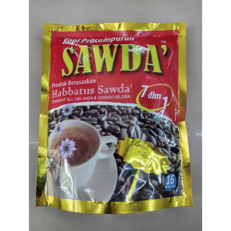 New Packaging Kopi Pracampuran sawda 7 in 1 | Shopee Malaysia
