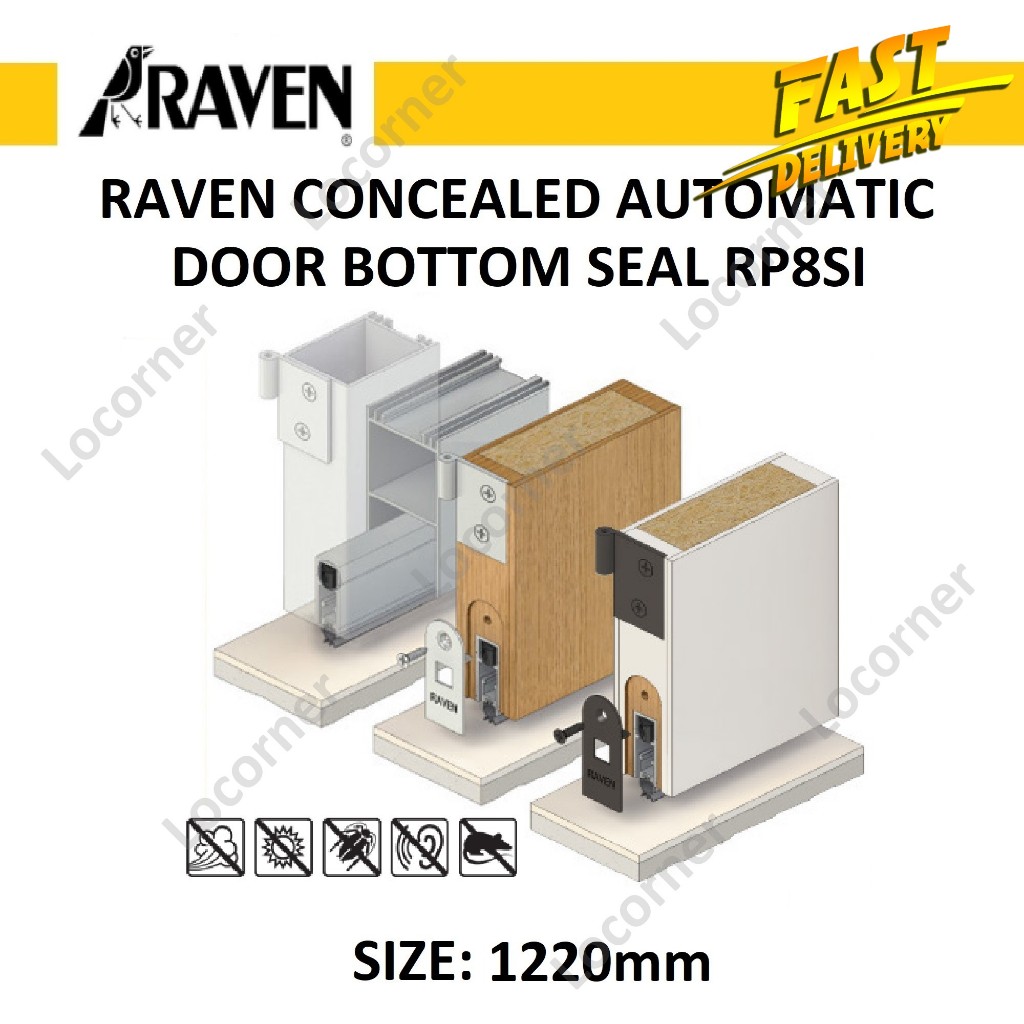 Raven RP8si Automatic Door Bottom Seal | Shopee Malaysia