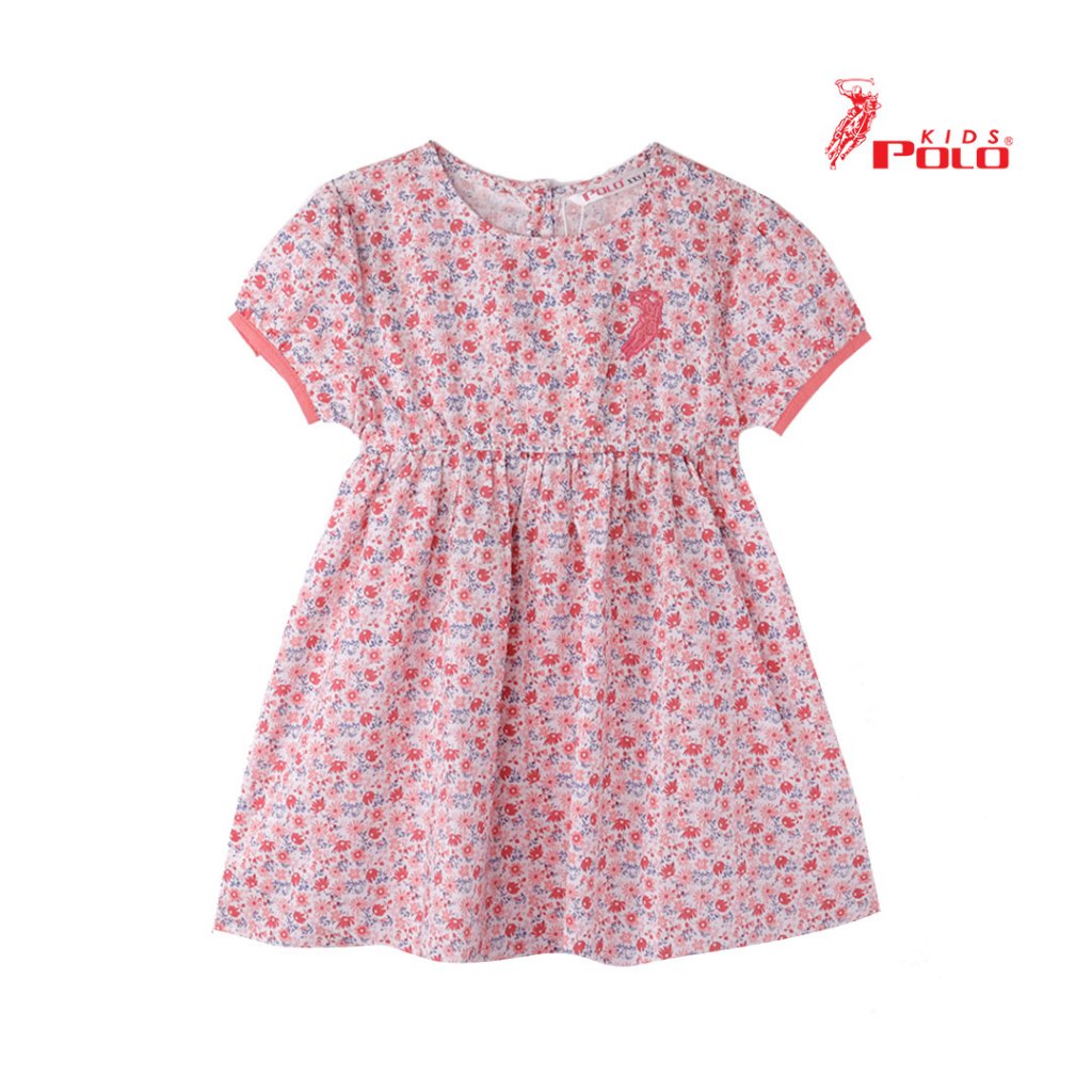 Polo Kids Girl Short Sleeve Floral Dress 10102535 Shopee Malaysia