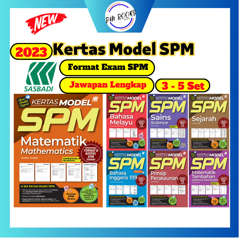 [PMBOOK] SASBADI【Kertas Model SPM 2023】FORMAT SPM TERKINI KSSM Exam ...