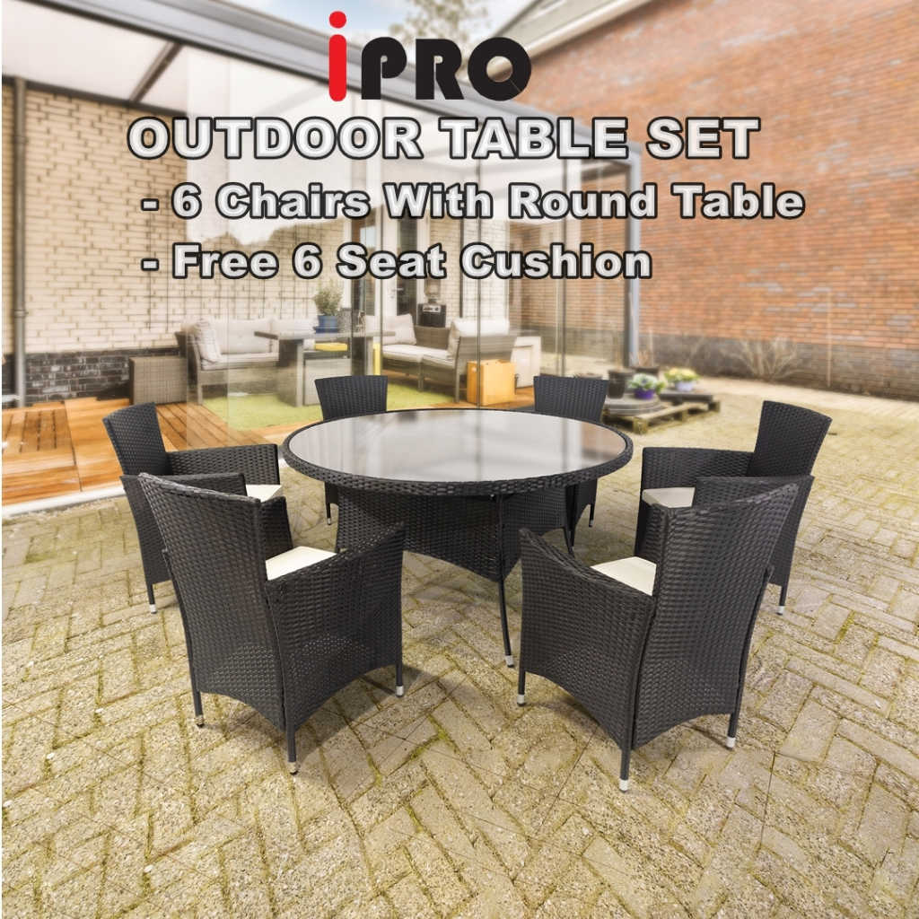IPRO Outdoor Chair and Table Set Balcony Garden Table and Chair Set