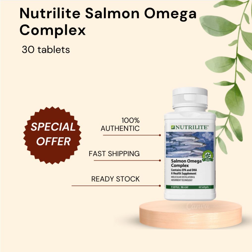 AMWAY Nutrilite Salmon Omega Complex | Shopee Malaysia