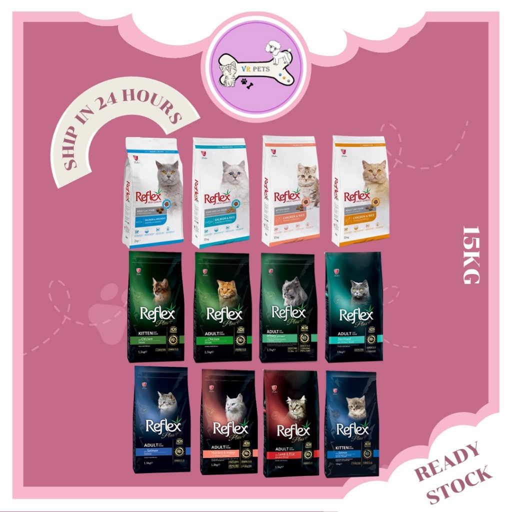 Reflex Cat Food 15KG ( Reflex Plus / Reflex High Quality / Cat Dry