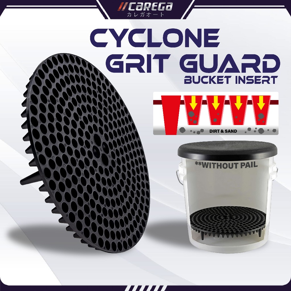Car Wash Bucket Insert Car Wash Filter Removes Dirt Cyclone Grit Guard