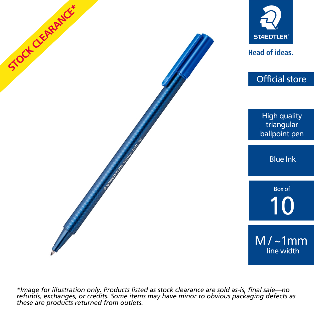 STOCK CLEARANCE - triplus® ball, M - Blue (box of 10) | Shopee Malaysia