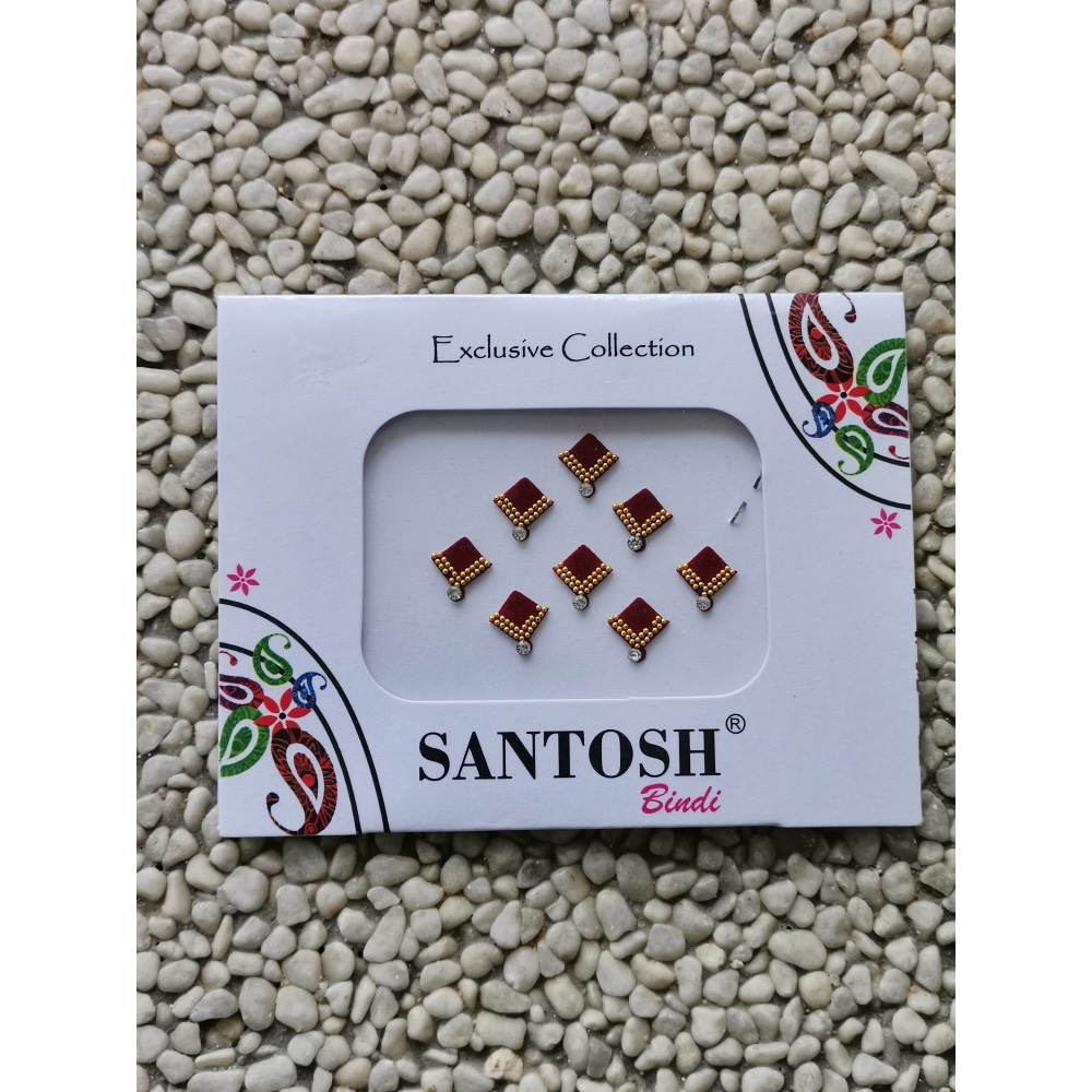 Fancy Stone Design Indian Sticker Pottu Forehead Bindi Potu Wear