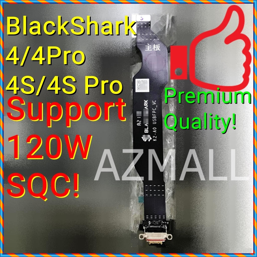 (120W Fast Charge) NEW ORI Charging Port Board Flex Ribbon XIA0Ml Black ...