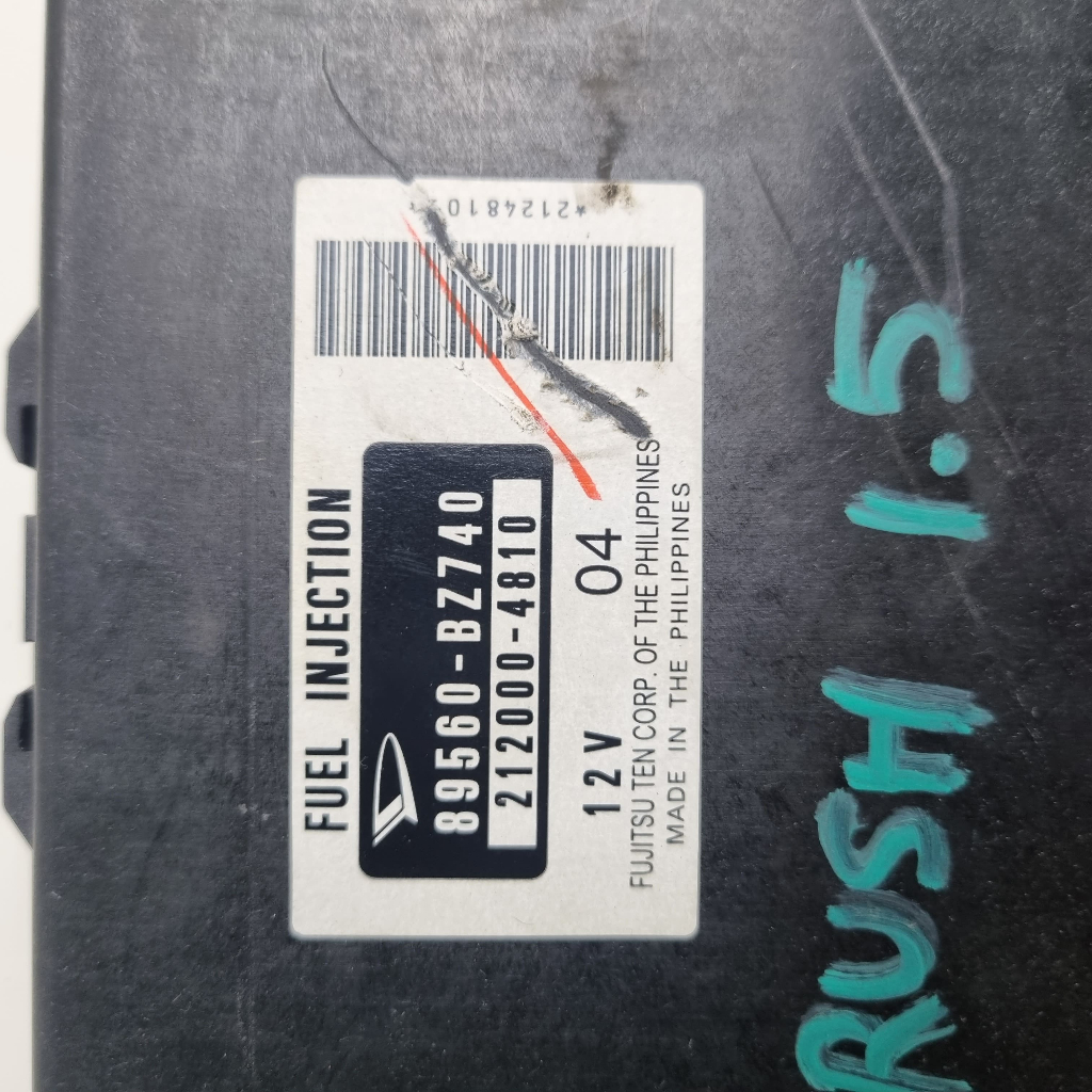 Toyota Rush 1.5 ECU 89560-BZ740 | Shopee Malaysia