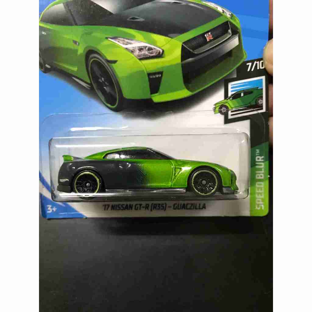 Mattel Hotwheels 17 Nissan GT-R R35 Guazilla GREEN (HW68) | Shopee Malaysia