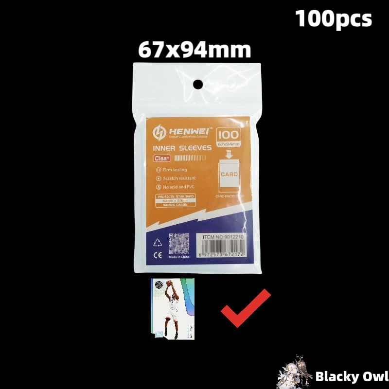 HENWEI 35PT 67x94 NBA Star Card Sleeve 100pcs | Shopee Malaysia