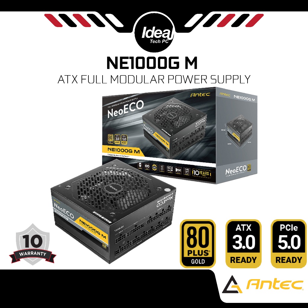 ANTEC NE1000G M | 100% Fully-Modular | ATX 3.0 | PCIe 5.0 Ready