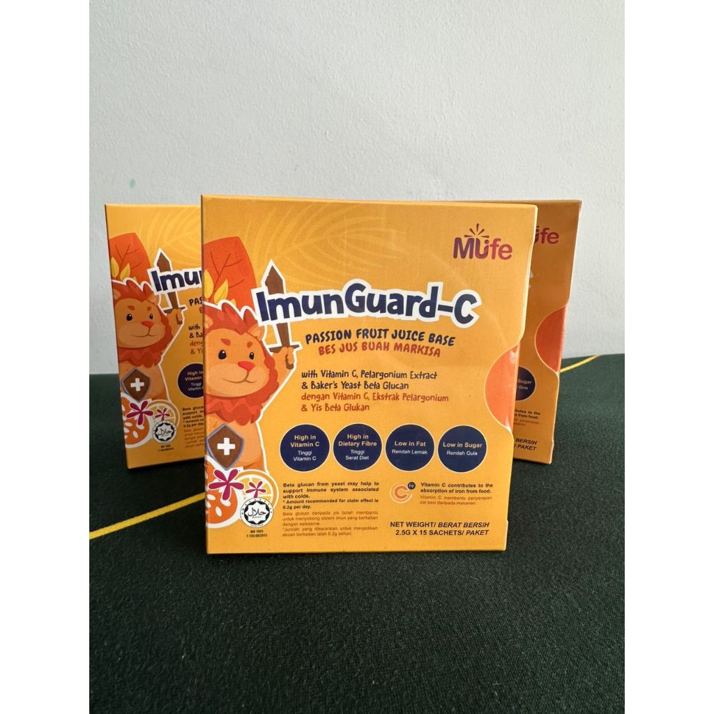 ImunGuardC with Vitamin C, Pelargonium Extract & Baker's Yeast Beta