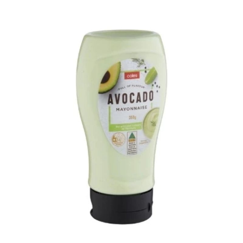 Coles Avocado Mayonnaise 350g Imported Shopee Malaysia