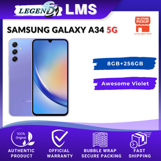 Samsung Galaxy A34 5G 8GB +256GB – Original Malaysia Set – Satu
