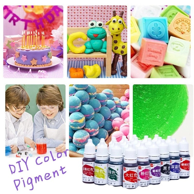 10ml Liquid Soap Colouring Food Colour Handmade Soap Dye Pigment Base