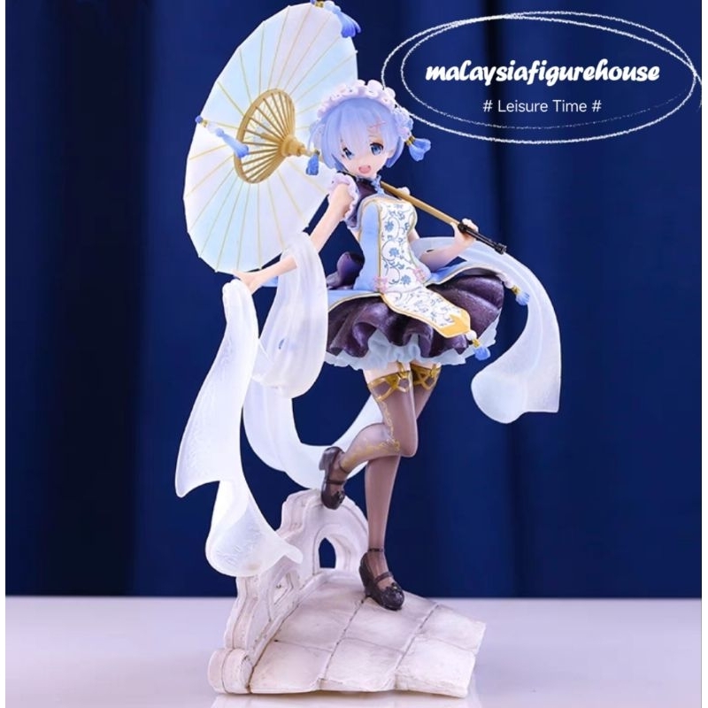 🔥READY STOCK🔥36CM ANIME RE:ZERO LOLITA REM ANIME GIRLS FIGURE STATUE ...
